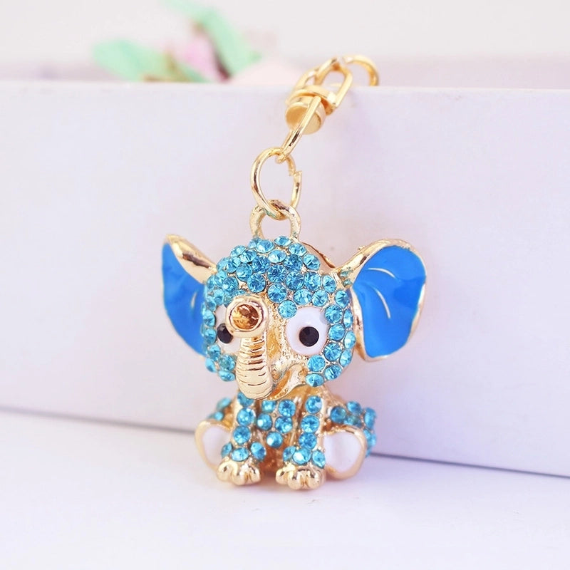 Cute Elephant Alloy Women’s Keychain