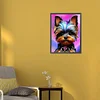 Yorkshire Terrier - Rundbohrer Diamant Malerei - 30*40cm