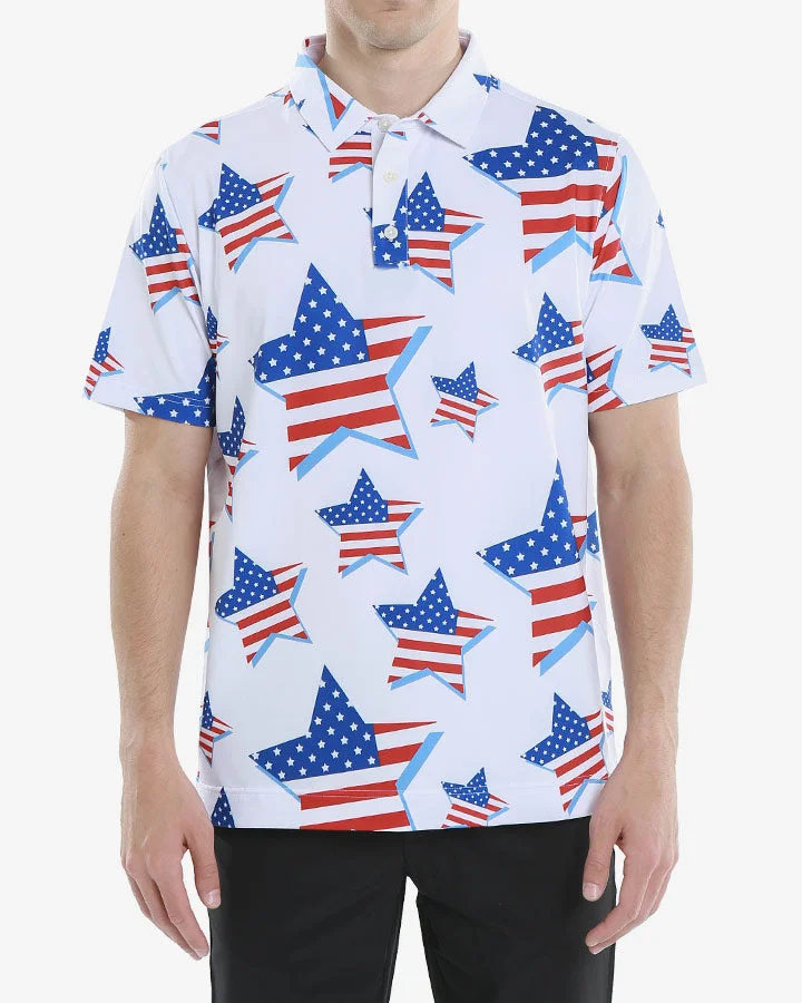 Liberty Mens Golf Polo Shirt