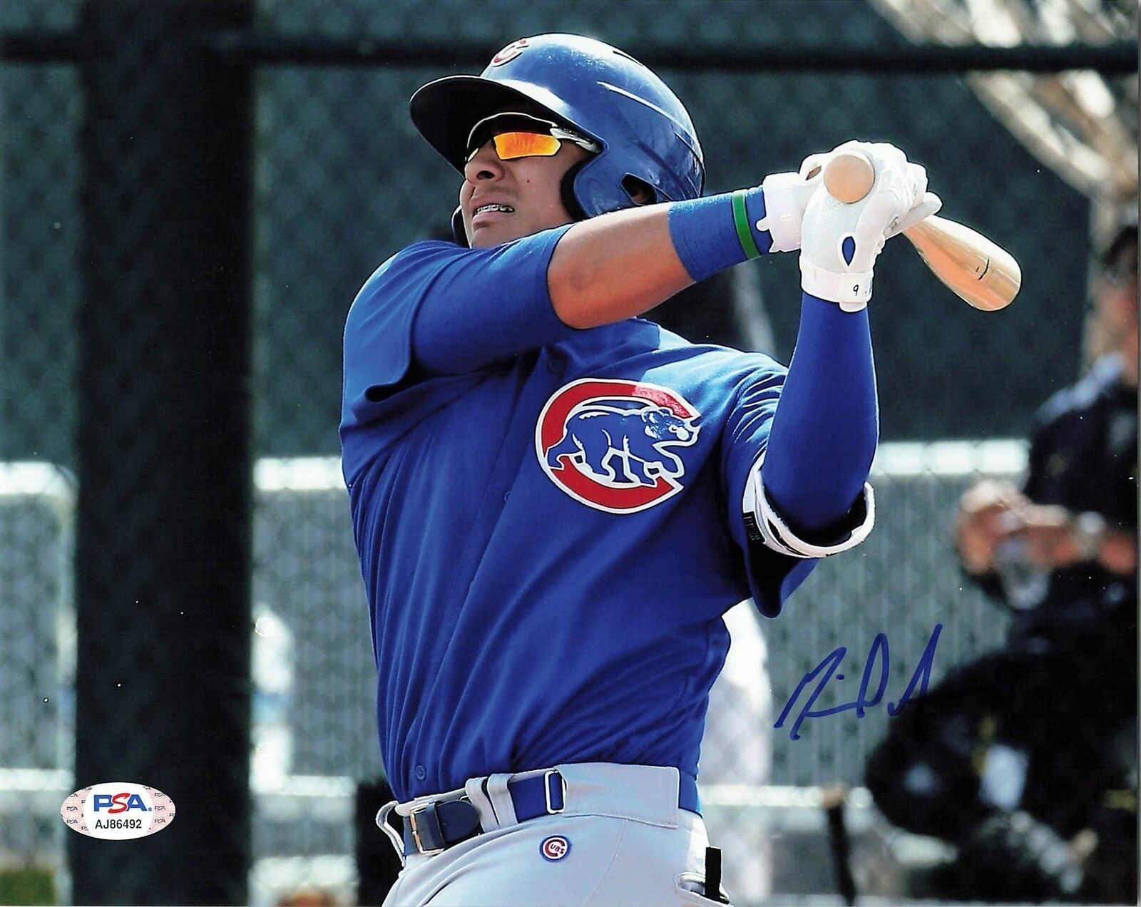 Miguel Amaya signed 8x10 Photo Poster painting PSA/DNA Chicago Cubs Autographed