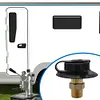 RV Water Fill Inlet with Check Valve for Motorhomes Marine Boat Campers (Large)