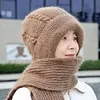 Ear Slit Full Coverage Under Scarf White