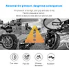 Solar Motorcycle TPMS LCD Display TPMS Tire Pressure Alarm Monitor Wireless TPMS