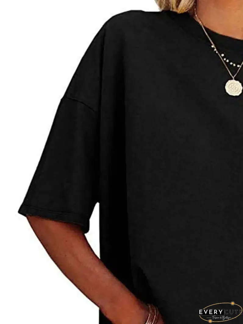 Loose Fit Casual Summer Tunic Top