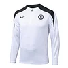 25/26 chelsea white Half-Zip Training Jacket Set