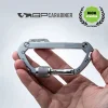 D-Type Quick-Hang Mountaineering Buckle Multi-Function Combination Outdoor Tool Portable EDC Quick-Hang Self-Defense Alloy Keychain Hook
