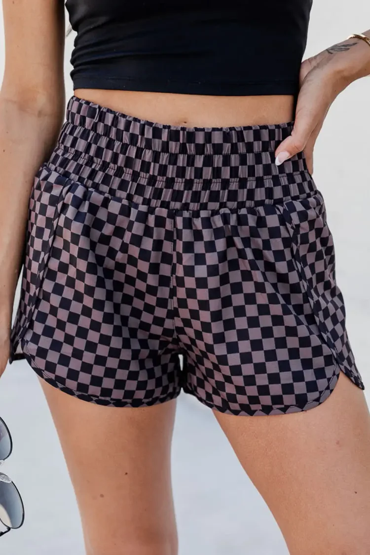 leopard high waisted athletic shorts 2