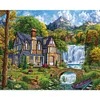 Diamond Painting -DIY Full Square Drill Waterfall House