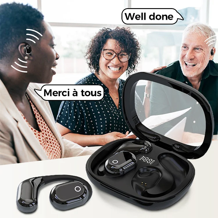 🎧🔥Newman™ AI voice translation Bluetooth headset