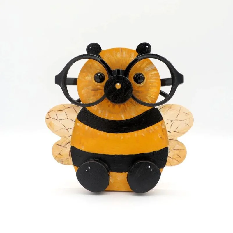 VigorDaily Handmade Glasses Stand Bee