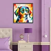 Diamond Painting -DIY Round Drill Oil Colour Bean Dog