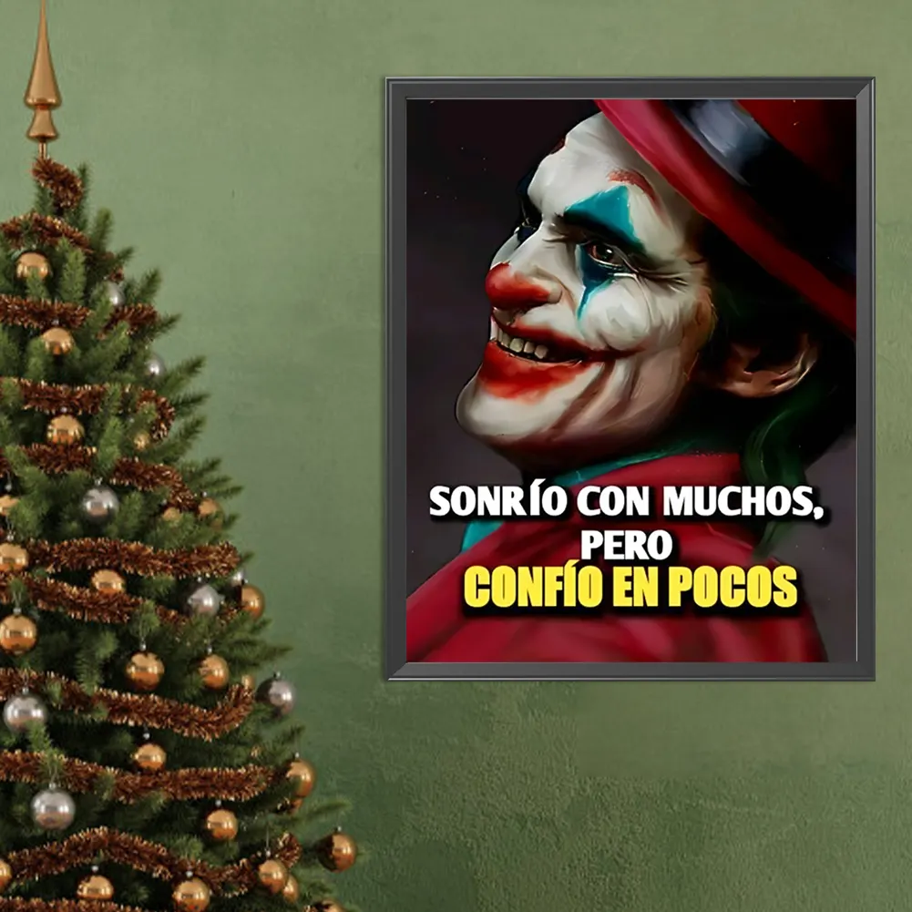 Full Round Diamond Painting 40*50cm - Clown Smile