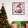 >SALE<5D DIY Partial Special Shaped Drill Diamond Painting Heart Gnome Decor 30x30cm