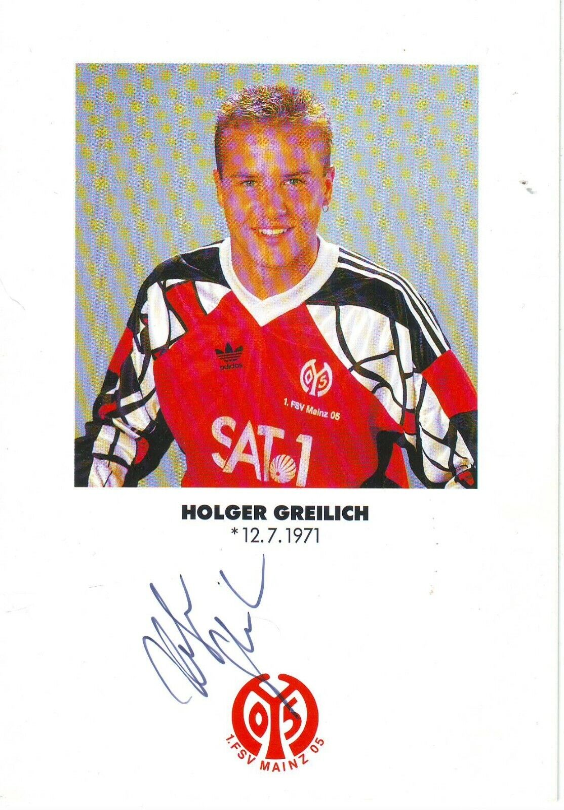 Holger Greilich (10x15 cm) Original Autographed Photo Poster painting