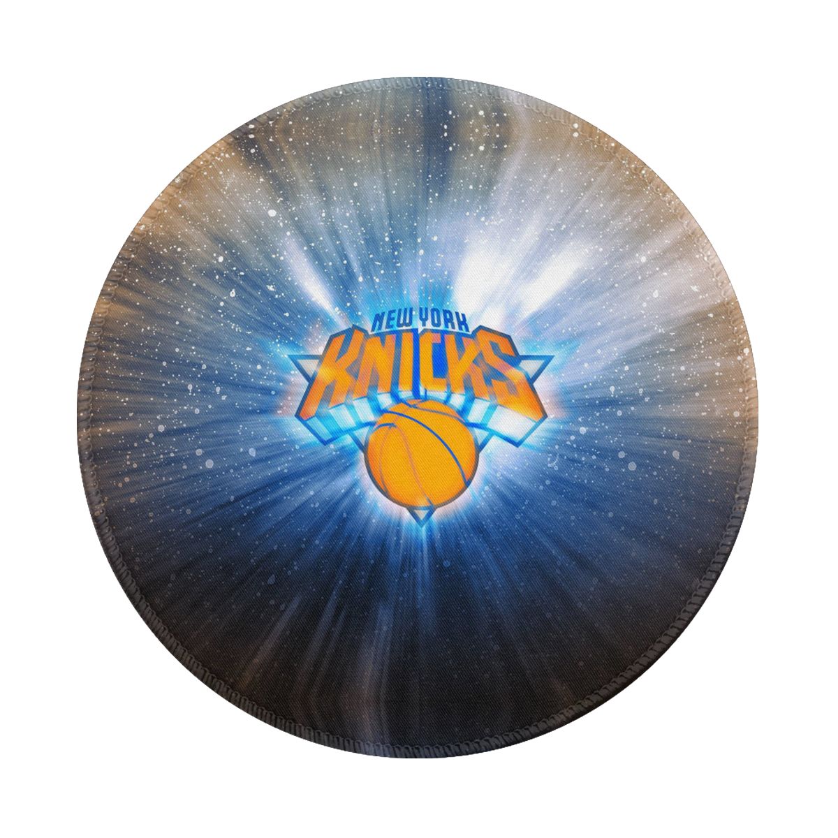 New York Knicks Basketball Team Round Non-Slip Thick Rubber Modern Gaming Mousepad