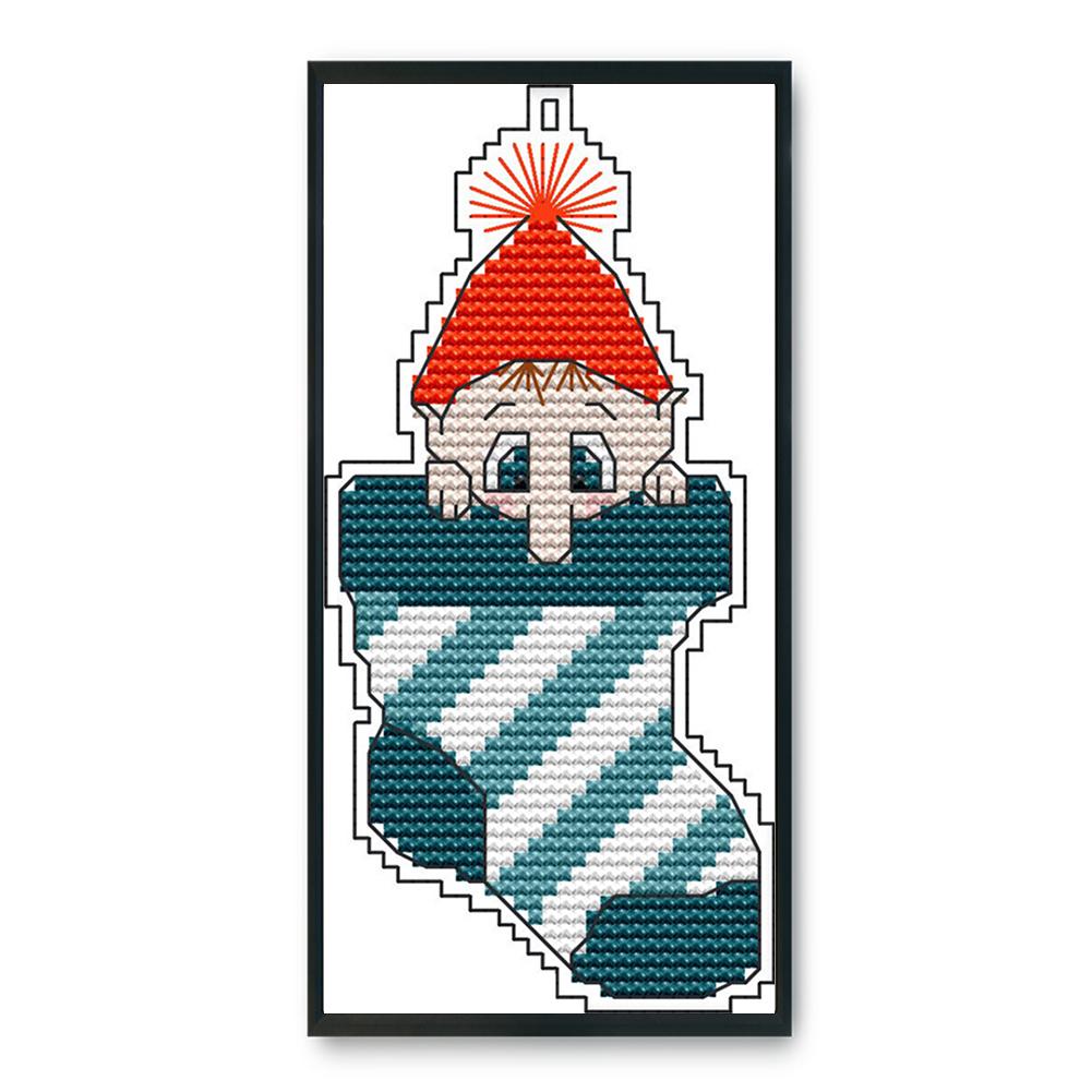 

Christmas - 14CT Stamped Cross Stitch - 17*9cm, 501 Original