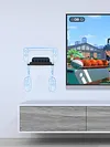Wall Mount Host Stand for Switch 2 for Switch/OLED Game Console Storage Rack
