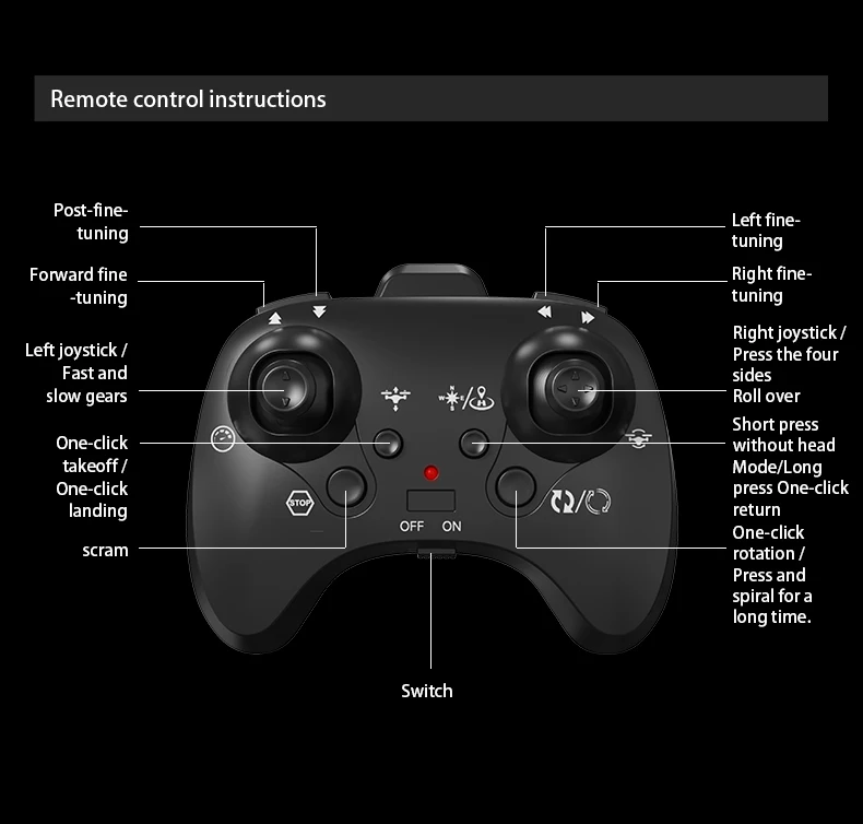 Tegooe Tegooe RC Stunt Glider for Kids - Durable EPP Foam Remote Control Airplane with 24G System