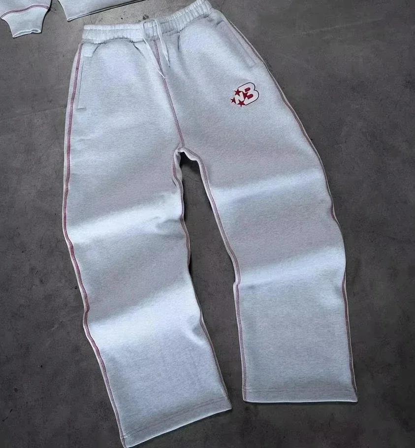 Aonga Oversized Loose Y2k Tracksuit Men Cotton Casual Sports Hoodies Sweatpants New Two Piece Set Clothes for Men Fashion Streetwear aonga