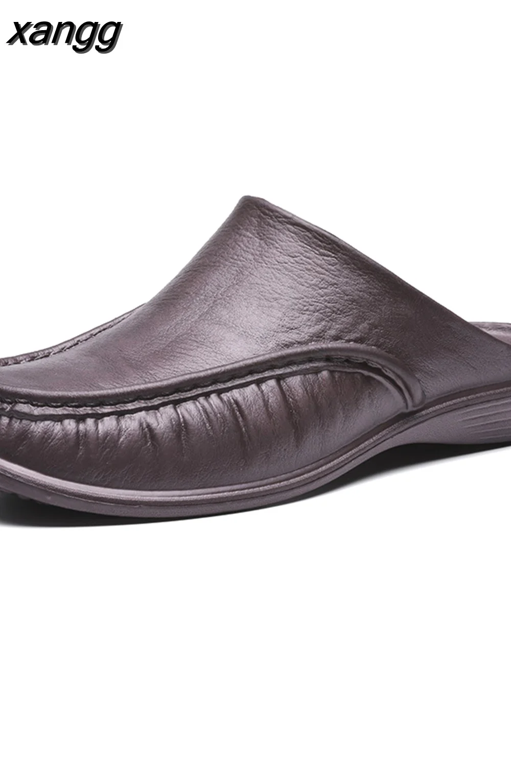 Punklens Men's Slippers EVA Slip on Flats Shoes Walking  Men Half Slipper Comfortable Soft Household Sandals Size 40-47