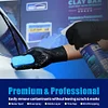 Car Clay Bar, Clay Bars Auto Detailing, Automotive Claybar Kit for Cars&rsquo;Paint Surface, Metal and Glass, Prep for Sealants, Waxes and Coatings (3x100g, Blue, Heavy)
