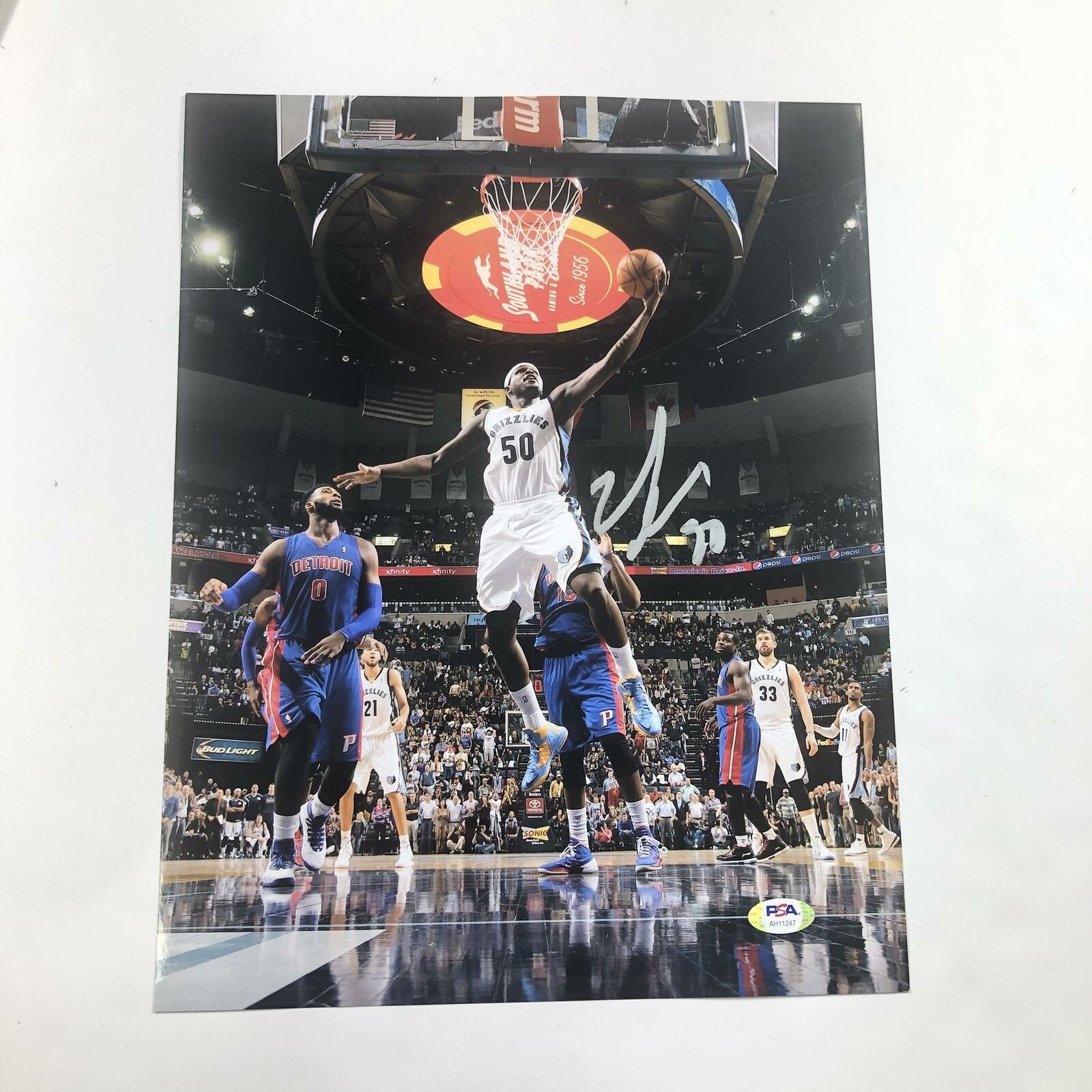 Zach Randolph Signed 11x14 Photo Poster painting PSA/DNA Memphis Grizzlies Autographed Kings