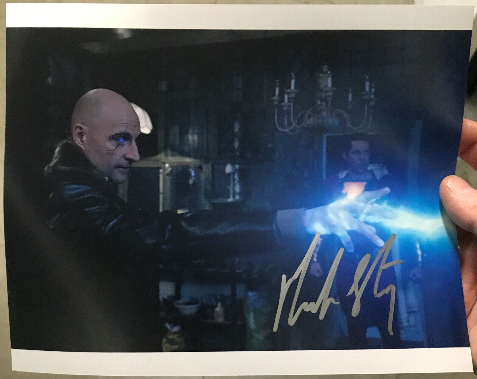 MARK STRONG SHAZAM AUTOGRAPHED Photo Poster painting SIGNED 8X10 #2 DR SIVANA DC