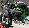 【Genuine】1:6 H2R motorcycle model with engine startup, throttle control, and exhaust spray simulation, ideal gift for men