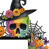 Diamond Painting Halloween Cute Ghost Door Corner Sign for Party Favors