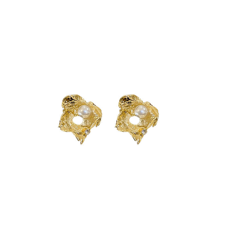Medieval Flower Flower Alloy Electroplating Earrings