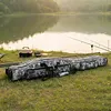 3 Layers Fishing Rod Case Portable Folding Fishing Pole Bag for Outdoor Fishing