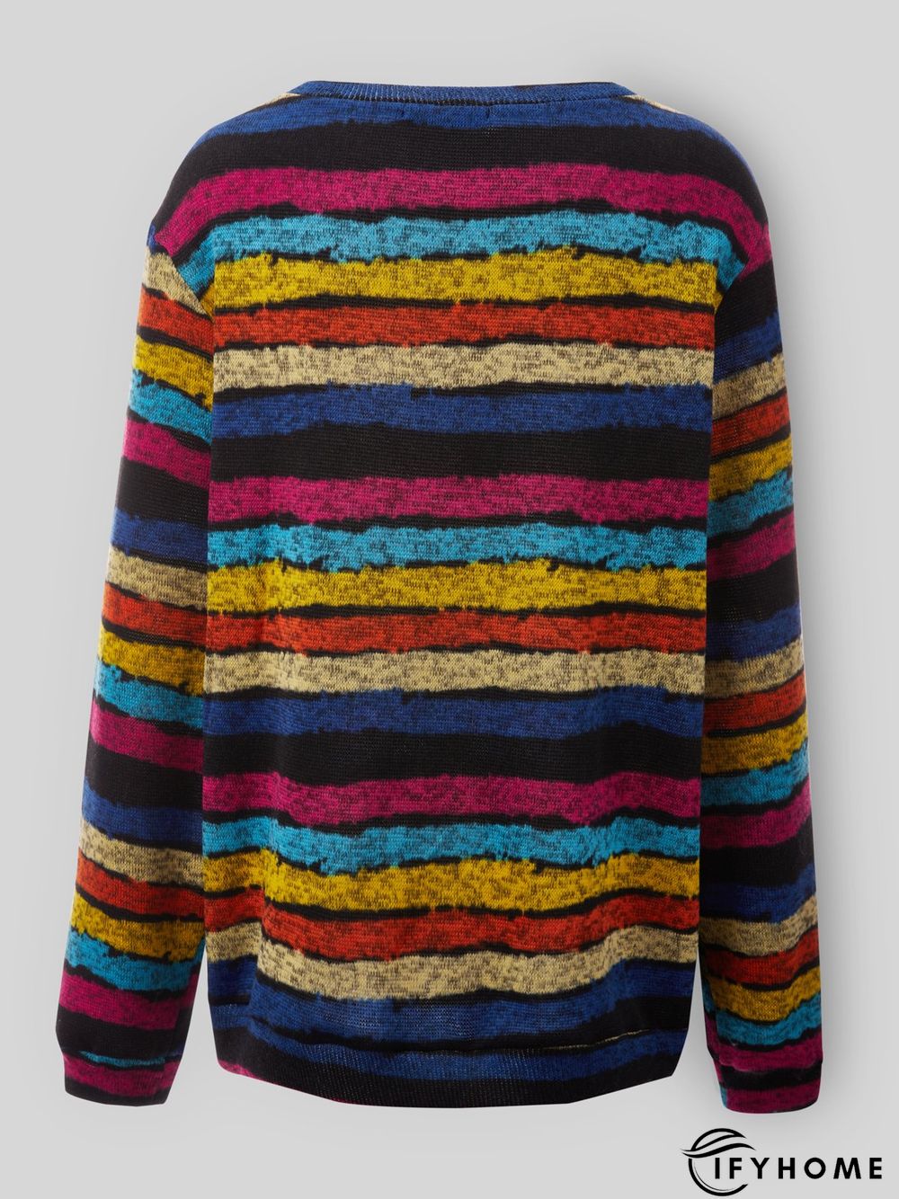 Vintage Long Sleeve Cotton-Blend Sweatshirt | IFYHOME