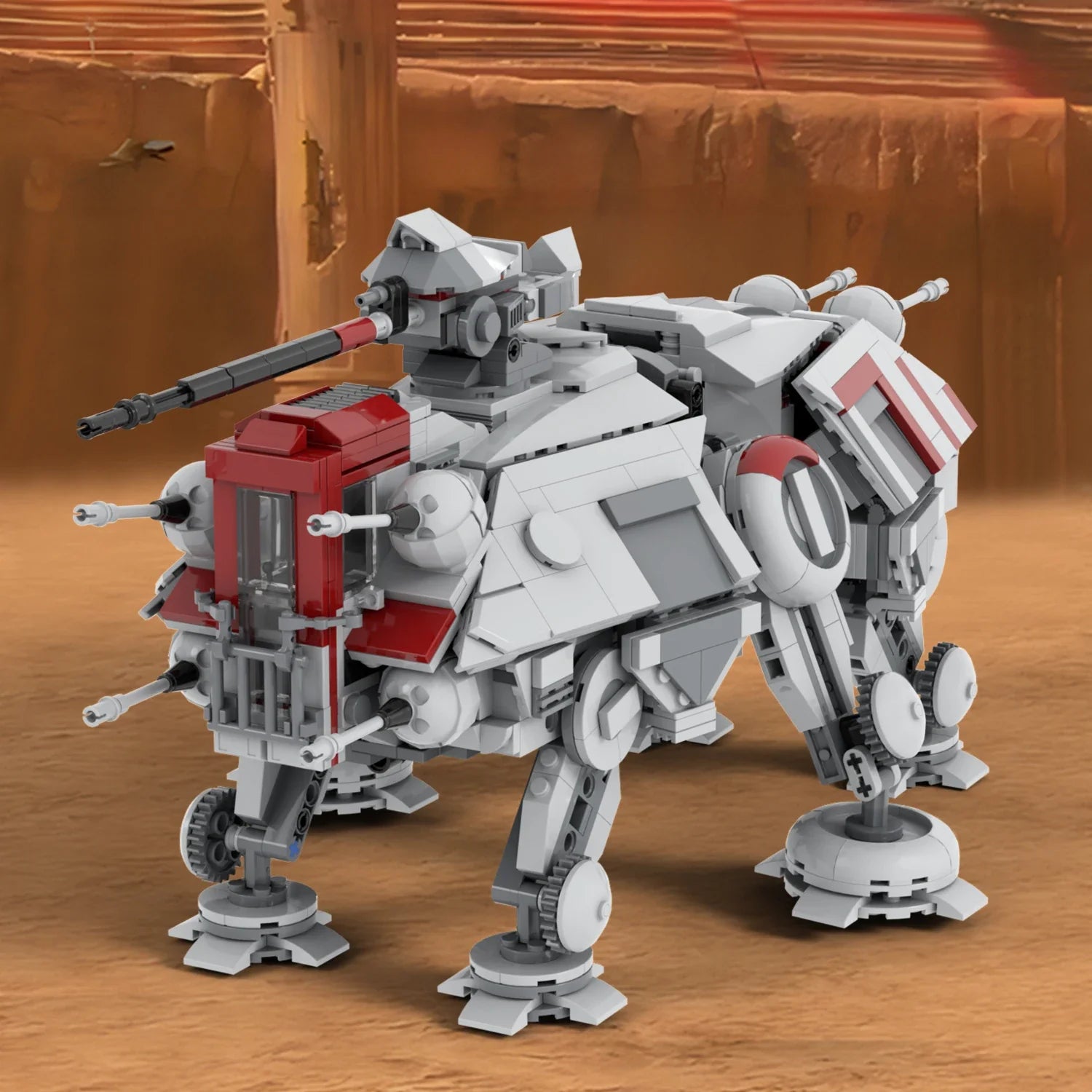 All Terrain Tactical Enforcer (AT-TE) Custom Star Wars MOC LBS monstertoys