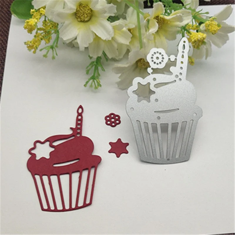 Cake candle decoration Metal Cutting Dies Craft Stamps die Cut Embossing Card Make Stencil Frame