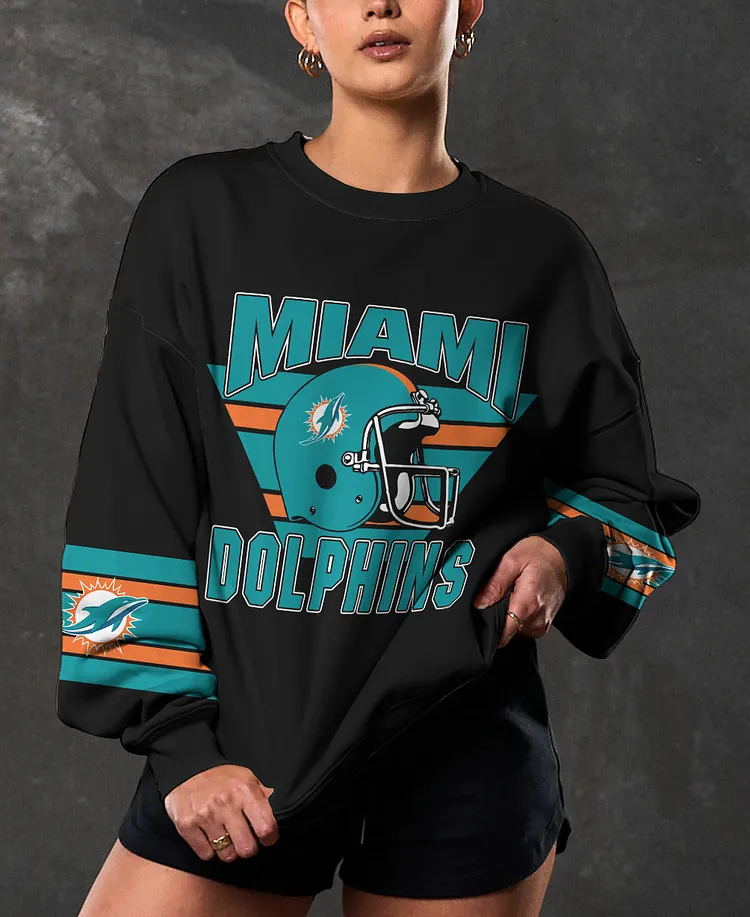 Miami Dolphins 3D Limited Edition Crew Neck sweatshirt