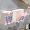 (US Local)Wall Mounted Butterfly DIY Diamond Painting Storage Box for Art Crafts