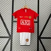 2007/2008 Retro Manchester United Home Champions League Final Football Shirt Kids Size 1:1 Thai Quality