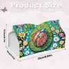 (25cm)Garden Ladybug Floral DIY Diamond Painting PU Tissue Holder Box