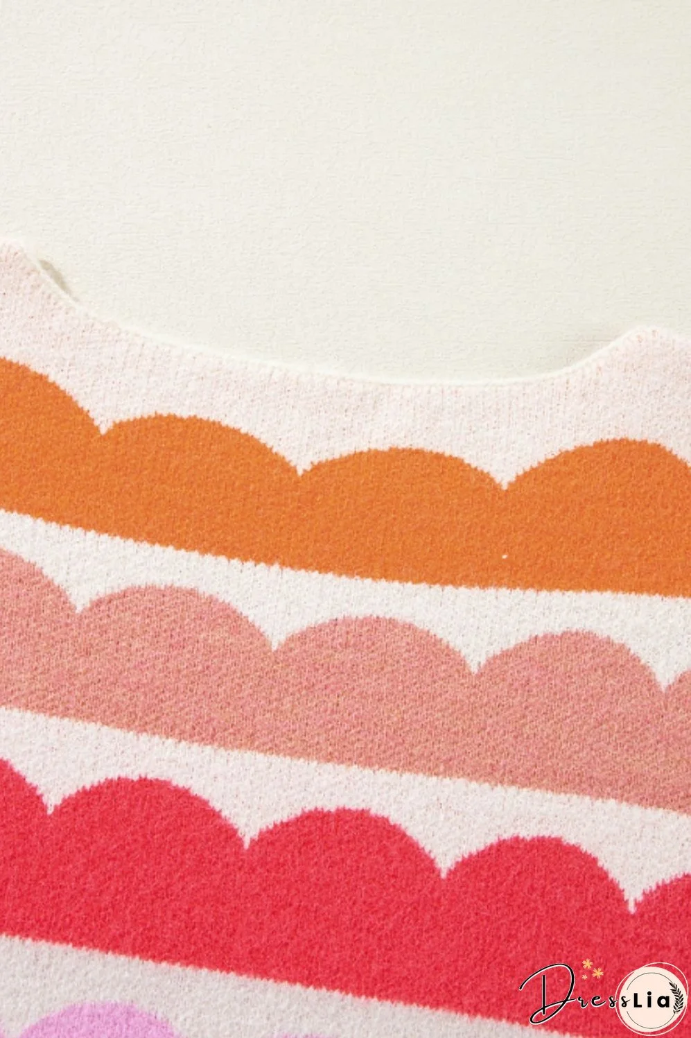 Contrast Boat Neck Long Sleeve Sweater