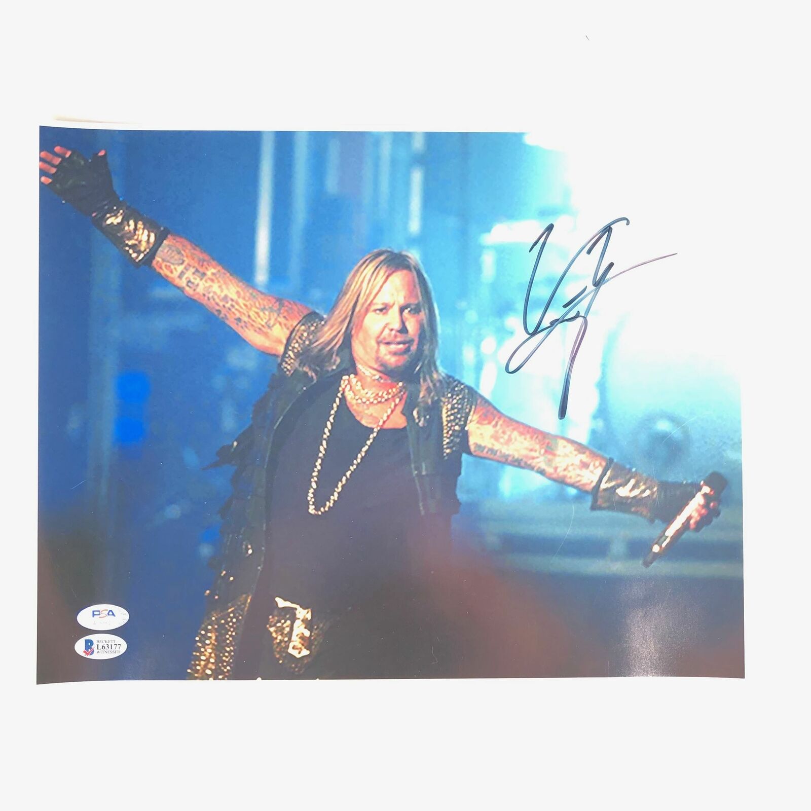 Vince Neil signed 11x14 Photo Poster painting PSA/DNA Autographed Motley Crue