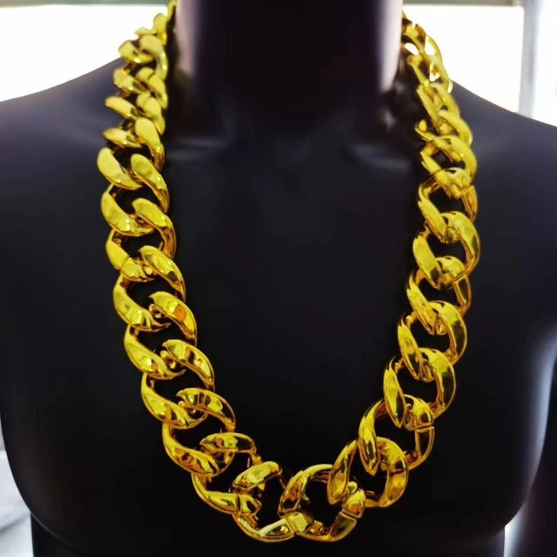 5 Pieces Exaggerated Solid Color Ccb Necklace