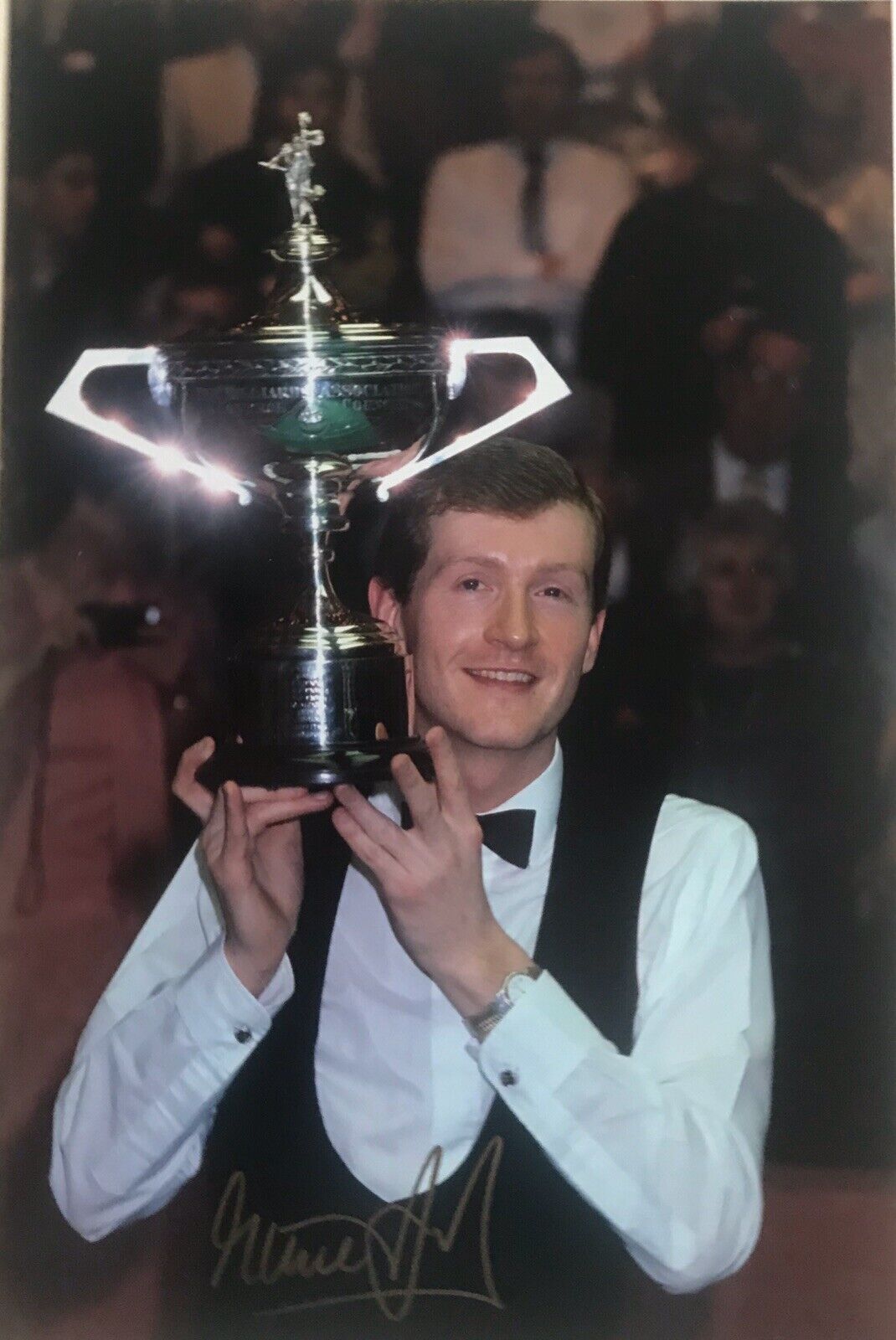 Steve Davis Hand Signed Photo Poster painting 12x8 World Champion Snooker