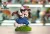 Flying Nimbus Arare/ Arale & Running Little Son Goku - Dr. Slump Dragon Ball Resin Statue - ZOR Studios