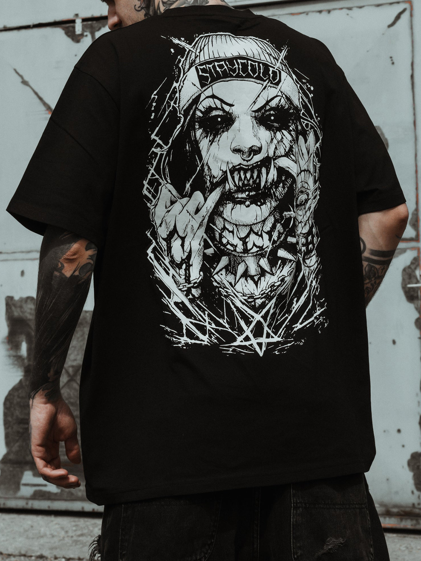 Unisex Horror Portrait Print Teev / Rvogue / Rvogue