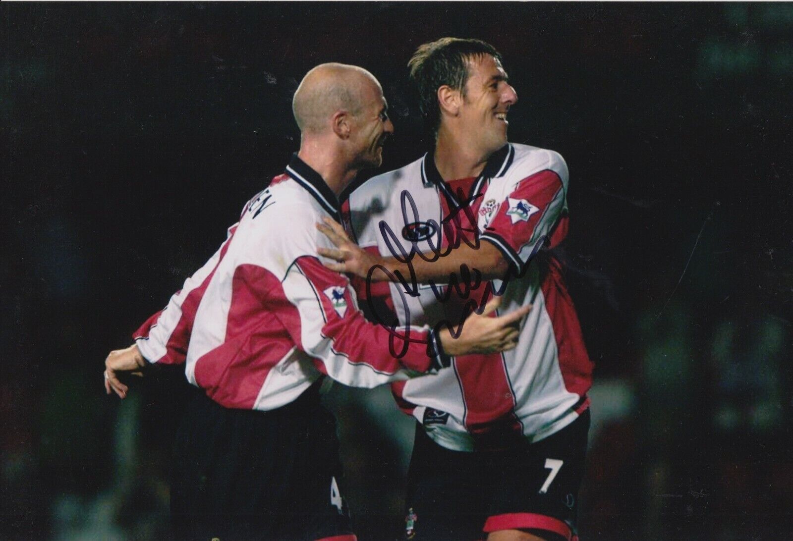 Matt Le Tissier Hand Signed 12x8 Photo Poster painting - Southampton Football Autograph.