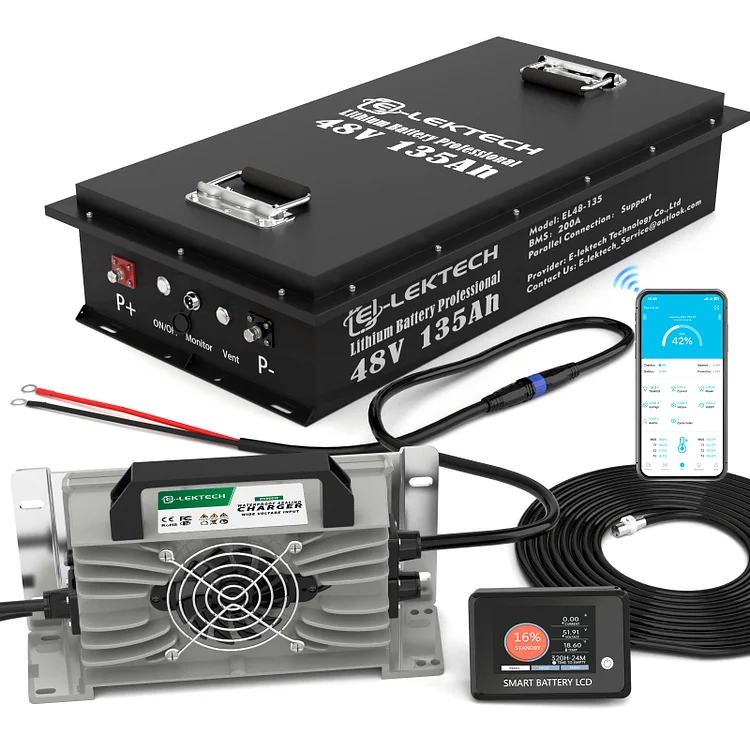 48V 135Ah Lithium Golf Cart Battery