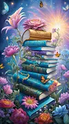 Luxury AB Velvet Diamond Painting Kit - Magical Books
