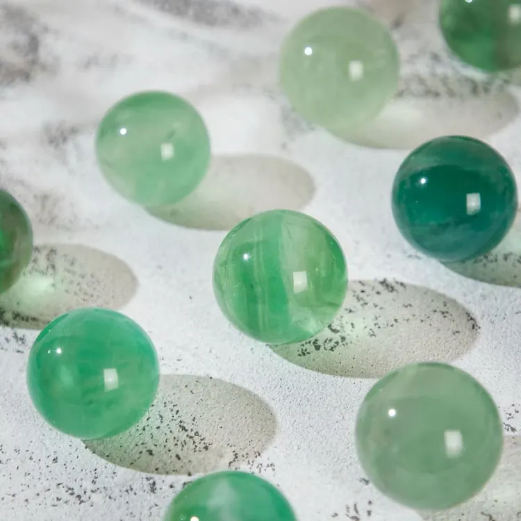 AAA Green Fluorite Sphere | Heart Chakra Stones