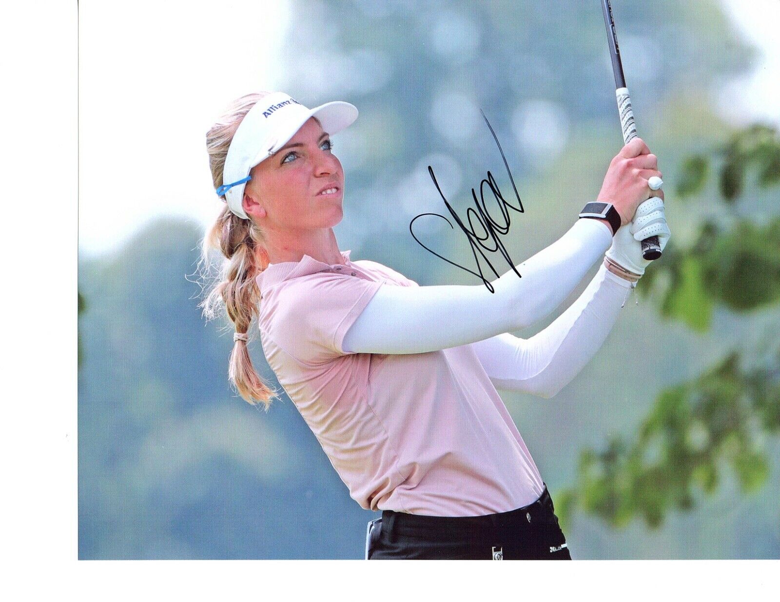 Sophia Popov LPGA signed autographed 8x10 golf Photo Poster painting 2020 Women's Open GERMANY d