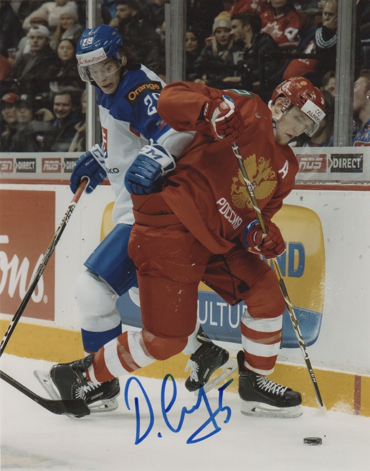 Russia Dmitri Samorukov Autographed Signed 8x10 IIHF Photo Poster painting COA